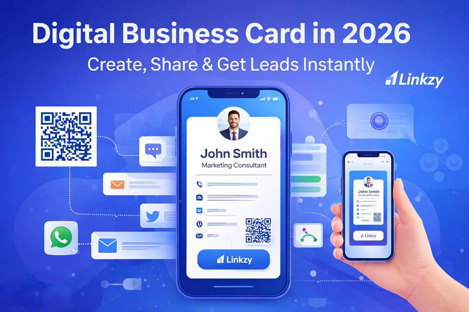 Digital Business Card in 2026 - Create, Share & Get Leads Instantly | Linkzy